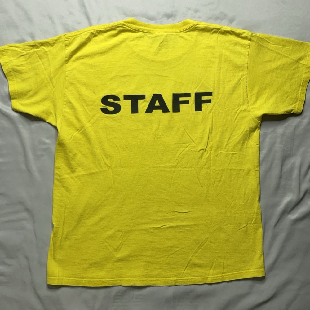 Vintage Tennis Shirt Fruit of the Loom Heavy XL 90s Y2k Tee St Louis Aces Staff - Picture 8 of 14